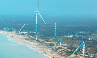 Các trang trại gió ở Trung Quốc đứng vững trong bão Yagi, chỉ một bị tàn phá