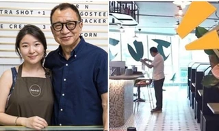 Tình yêu của cha: "Trùm vai phụ TVB" Hứa Thiệu Hùng phục vụ bàn ở quán cà phê của con gái