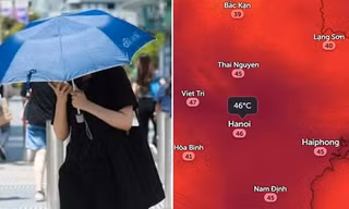 Miền Bắc có nắng nóng gay gắt, nhiệt độ Hà Nội sẽ vượt 45 độ C vào lúc nào?