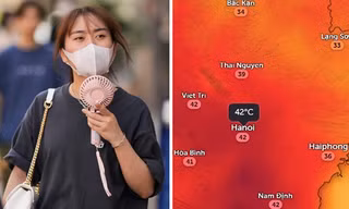 Nhiệt độ miền Bắc tăng dần đều, Thủ đô Hà Nội lại có ngày lên đến 45 độ C