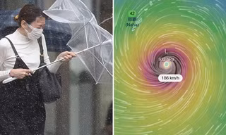 Vùng áp thấp gần Philippines đang mạnh dần, có thể trở thành siêu bão đầu tiên năm nay