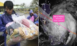 Siêu bão Man-yi vượt qua bão Yagi, trở thành cơn bão mạnh nhất châu Á 2024