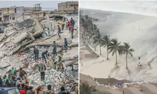 Video sóng thần ập vào Thổ Nhĩ Kỳ sau động đất được xem gần 1 triệu lượt có phải là thật?