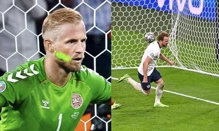 Đội tuyển Anh và người chiếu đèn vào mặt thủ môn Kasper Schmeichel đối diện án phạt nào?