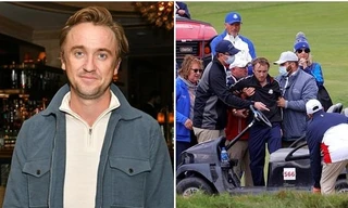 "Malfoy" Tom Felton lần đầu xuất hiện sau lần ngã gục ở sân golf, ngoại hình khá bơ phờ