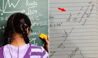 Xem lại vở Toán lớp 6, cô gái xúc động khi thấy lời nhắn của mẹ dưới các bài bị điểm kém