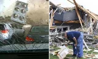 Video gió lốc kinh hoàng khiến một căn nhà “bay màu” chỉ trong khoảnh khắc