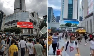 Tòa nhà cao 300 mét ở Trung Quốc rung lắc bí hiểm khiến mọi người tháo chạy, lý do vì đâu?