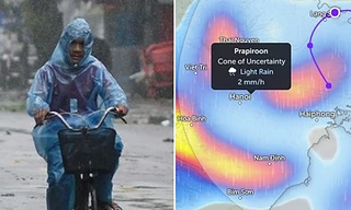 Bão số 2 thành áp thấp nhiệt đới vẫn gây mưa diện rộng, Hà Nội mưa đến hôm nào?