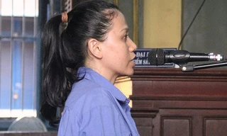  Bị cáo Trần Thị Thu Trang tại tòa. Ảnh: Tân Châu