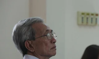 Ông Nguyễn Khắc Thủy tại phiên tòa phúc thẩm. Ảnh: VT