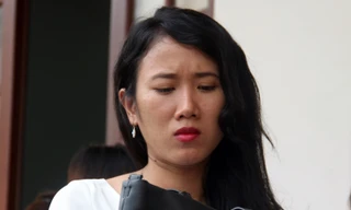 Chị Nguyễn Thị Thanh Huyền nay đã được quyền nuôi con. Ảnh: Tân Châu