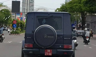 Xác định danh tính tài xế lái siêu xe tiền tỷ gắn biển đỏ giả