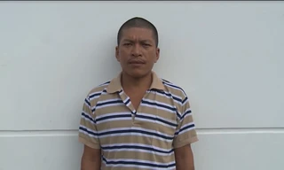 Huỳnh Hữu Đức tại cơ quan công an