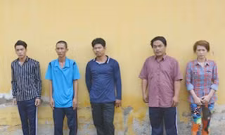 5 đối tượng bị khởi tố