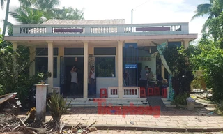 Căn nhà xảy ra vụ án. Ảnh Nhật Huy