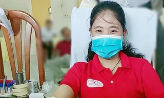 Ngày hội hiến máu tình nguyện ở huyện Cù Lao Dung