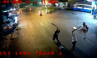  Bắt 2 nghi phạm chém người dã man tại cây xăng