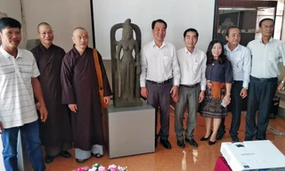 Vớt được tượng nữ thần trị giá 7,5 tỷ trên sông Cổ Chiên