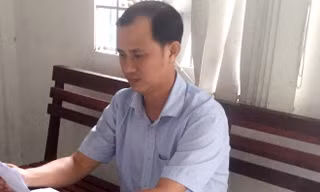 Bị can Lê Văn Trứ