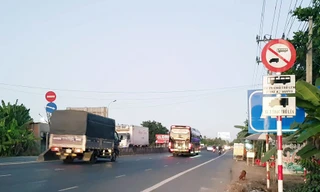 Cấm xe tải từ 3 trục, xe khách 29 chỗ đi vào thị xã Cai Lậy