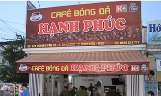 Quán cà phê Hạnh Phúc - điểm tổ chức hoạt động cho vay trá hình