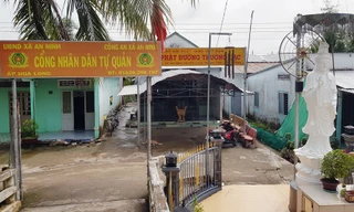 Hiện trường nơi xảy ra vụ phóng hoả