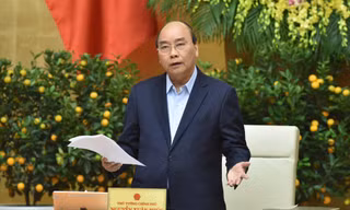 Chính phủ họp phiên thường kỳ trong sáng 5/2. (ảnh Q.H)