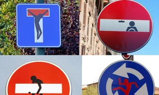 Những biển giao thông hài hước