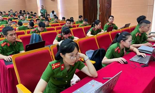 1.500 cán bộ, chiến sĩ Công an Thủ đô thi đánh giá về chuyển đổi số