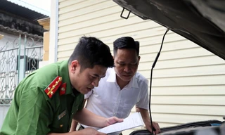 Đăng ký xe ở công an xã, phường mang lại nhiều thuận lợi cho người dân