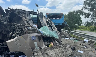 Vụ tai nạn liên hoàn trên cao tốc Hà Nội - Hải Phòng: 2 tài xế tử vong tại chỗ