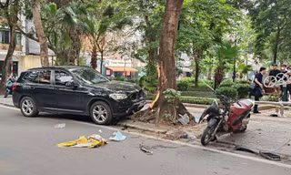 Hà Nội: Va chạm giao thông trên đường Nguyễn Huy Tự, một nữ sinh bị đứt lìa chân