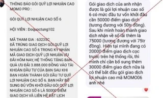 Ham lợi nhuận làm nhiệm vụ trên ứng dụng, người đàn ông bị lừa hơn 300 triệu đồng 