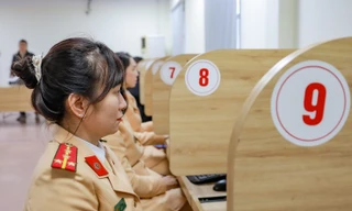 Cận cảnh CSGT Hà Nội tập huấn nghiệp vụ sát hạch, cấp giấy phép lái xe