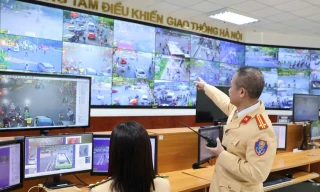 'Mắt thần' giám sát giao thông giúp người dân đi lại thuận tiện dịp Tết
