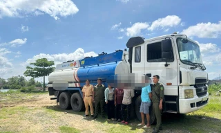 Phát hiện gần 5.000 lít dầu D.O không nguồn gốc vận chuyển trên sông Thị Vải 