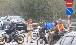 CSGT Hà Nội sẵn sàng phương án đón người dân trở lại Thủ đô sau nghỉ Tết