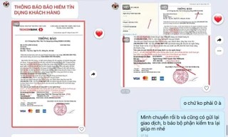 Cảnh báo thủ đoạn lừa đảo 'thông báo phí phát sinh thẻ tín dụng'