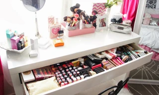 Học lỏm ngay các sắp xếp mỹ phẩm chuyên nghiệp như các chuyên gia trang điểm