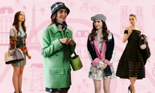 Gợi ý cách buộc khăn sành điệu cho các cô gái theo kịp trend trong “Emily in Paris“