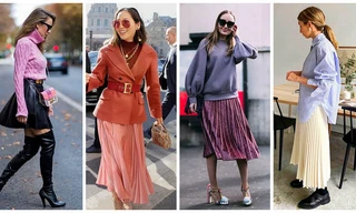 Váy xếp ly hot bao mùa mix được đủ kiểu, ngần ấy hot Instagram phối vẫn khác nhau