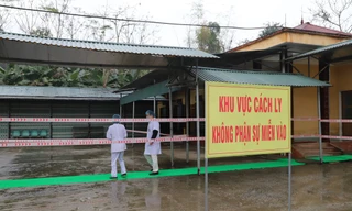 Khu vực cách ly các trường hợp đi từ vùng dịch tới địa bàn Yên Bái.