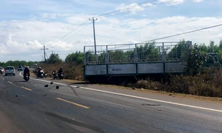 Hiện trường vụ tai nạn thương tâm