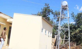 Công trình vệ sinh tại Trạm Y tế xã Ia Glai (huyện Chư Sê, Gia Lai) đã cơ bản hoàn thành