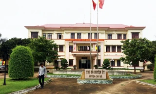 Trụ sở Huyện ủy Chư Sê nơi ông Khoa làm việc