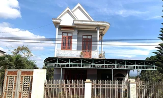 Nhà bà P. nơi xảy ra vụ cướp tài sản