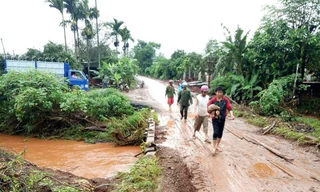 Cầu Ia Blin nơi xảy ra vụ việc. Ảnh: Phạm Hoàng