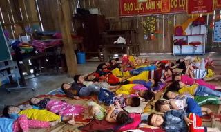 Trường tốc mái sau bão, 37 học sinh phải đi học tạm