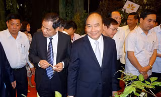 Thủ tướng Nguyễn Xuân Phúc tại hội nghị Đầu tư phát triển sâm Ngọc Linh và các dược liệu khác tại TP. Kon Tum.